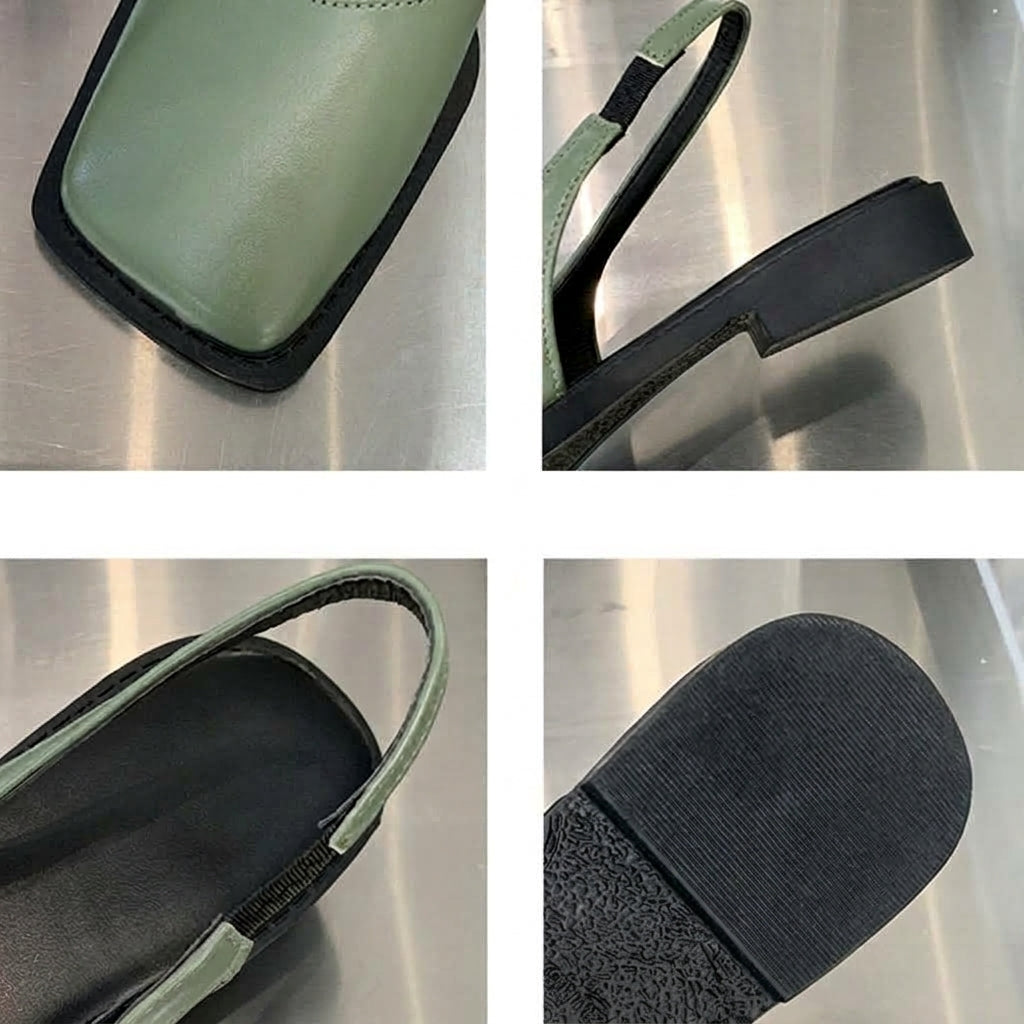 Mules Slingback Sauge