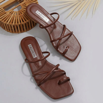 Sandales Élégantes à Lanières Croisées